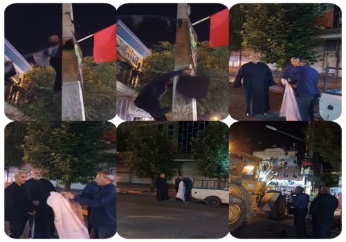 آماده‌سازی کامل محیط شهری برای استقبال از اجتماع عزاداران حسینی در اسلام آباد غرب