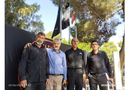 حماسه‌یِ اشک و خدمت؛ وقتی «اسلام‌آباد غرب» در عزایِ علمدار، حسینیه شد