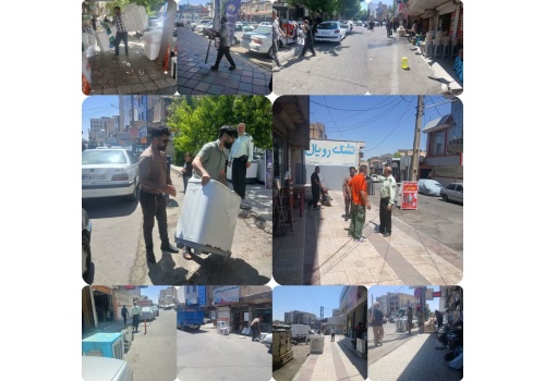 ساماندهی بازار روز قمربنی‌هاشم و خیابان ریزوندی با تأکید بر اخلاق خوب با کسبه